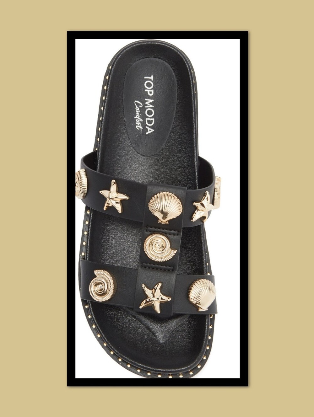 TOP MODA SAILOR SLIDE SANDALS